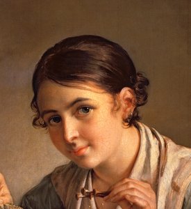La Encajera, 1823 (detalle)